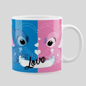 Home black printed coffee mug